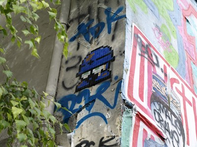 photo graffiti Paris 20eme arrondissement